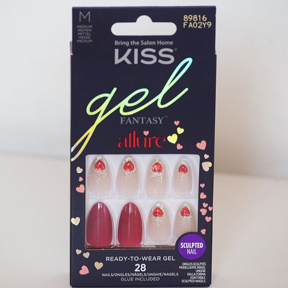 KISS Gel Fantasy Allure Valentine's Day Nails - We Mist - Picture 3 of 8